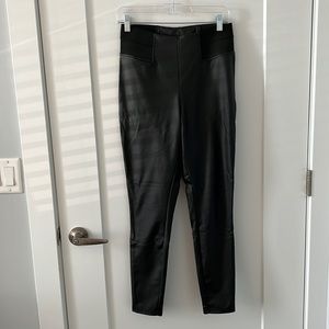 Vera Wang Pleather Leggings